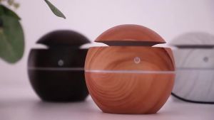 Home Wood Grain Air Humidifier Purifier Aroma Diffuser USB Ultrasonic Cool Mist Sprayer Essential Oil Fragrance