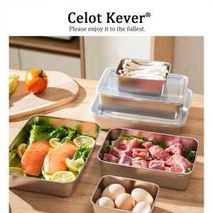 Stainless Steel Sealed Lunch Box Square