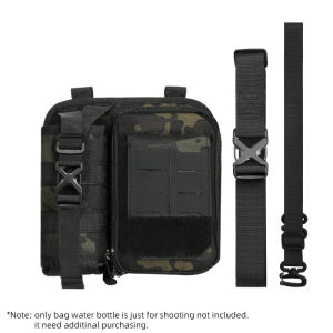 SCIONE | Tactical Fishing Molle Waist Bag Bottle Sleeve All-In-One Chest Bags Outdoor Hiking Climbing Pouch Hunting Storage Fanny Pack