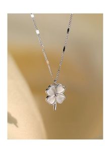 CHALMET PARIS Clover Necklace 18K for women rust-free Lantel Hyperemp chain cute Korean-style diamond necklace