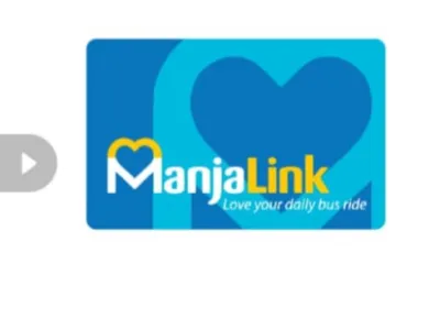 Manja link kad dengan corak cartoon