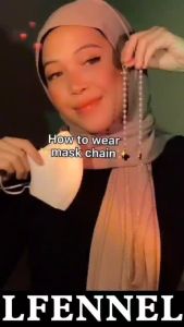 MUMUA Magnet Mask Chain Extensions Metal Copper Extender Magnetic Clasps Connectors Fashion Face Mask Tali Mask Hijabi
