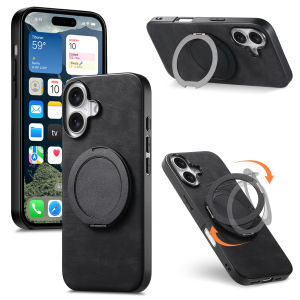LS | 360° Rotating Magnetic Ring Kickstand Phone Case For Magsafe iPhone 17 Pro 16 15 14 13 12 Pro Max Plus 17Air 16E Mac Safe Cover