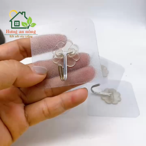 Combo 20 móc dán tường trong suốt không khoan đục chịu lực tốt