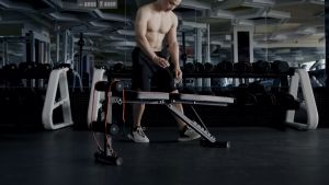 【RIFOAM】Sit Up Dumbbell Barbell Bench Gym Grade Multi Function Squat Rack Chest Press Leg Core Vigor Fitness