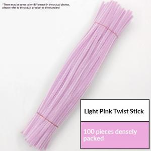 【HT】100pcs Chenille Stems Toys DIY Strips Twist Bar Anvil Wire Craft Pipe Creative Hobby Children Plush Stick Chenille Sticks