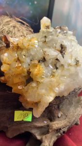 Đá THẠCH ANH VÀNG CITRINE có KHOÁNG PYRITE TỰ NHIÊN NĂNG LƯỢNG 489