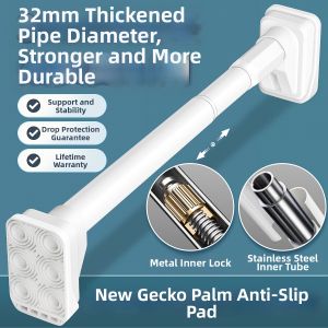 WEILAISHI | Stainless Steel No-Drill Heavy-Duty Support Rod