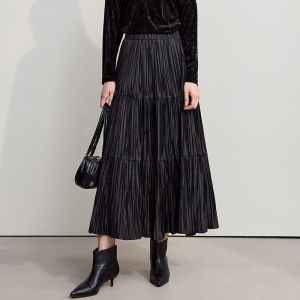 AMII | Vintage & Modern Pleated Midi Skirt