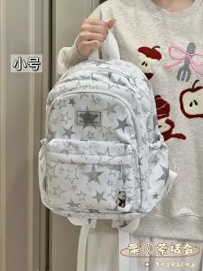 Túi Đeo Vai Đôi Dung Tích Lớn Phong Cách Thường Ngày Dành Cho Nữ Học Sinh Trung Học Phổ Thông Túi Học Sinh Có Thể Gấp Lại Chống Thấm Nước