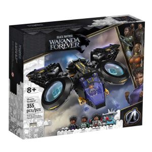 Lele Brother | Đồ Chơi Xây Dựng Superhero Shuris Sunbird Flyer Black Panther