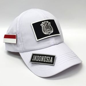 Topi Lencana Kewenangan Tactical PDL Warna dan Kamuflase Free Bonus 3 Patch Emblem Prepet Perekat Velkro