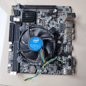 Motherboard PC motherboard Varro 1 set plus intel prosesor Core i3 3.40 GHz normal siap rakit