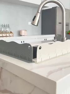 Soft Splash Guard Basin Waterproof Partition Adjustable Water Splash Sink Splashproof Baffle Sink Partition 挡水板 隔水神器