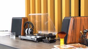 PENGIRIMAN CEPAT Fosi Audio Phono Preamp Headphone Amplifier Vacuum Tubes Box X4