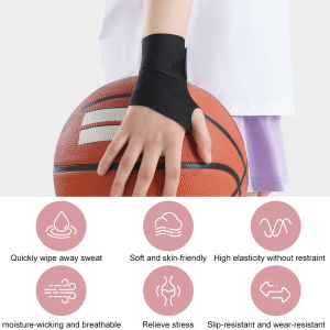 1PCS Thin Wrist Compression Band Wrist Brace Flexible Wrist Support for Kids Adjustable Sports Lightweight Fits Both Hands