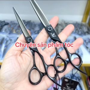 Kéo cắt tóc Chiến Binh 6.0 in cao cấp - Kéo Nhật ShenShi thép S440C độ cứng 62HRC lưỡi sắc bén thiết kế tay cầm thuận tiện