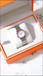 REBIRTH Jam Tangan Wanita Anti Air Anggun Mode Star Dial Tali Stainless Steel Jam Tangan Cewek