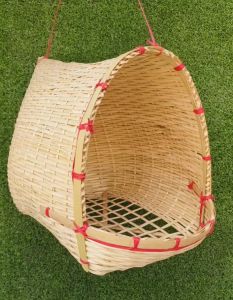 บ้านฝักไข่ไก่ ไม้ไผ่สาน รังไข่ไก่ ตะกร้าไม้ไผ่สาน ที่นอนสัตว์เลี้ยง