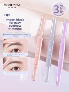 MONLEYTA | Safety Double Head Eyebrow Trimmer For Men And Women Professional Beginner Eyebrow Shaping Tool Anti-Scratch Monleyta