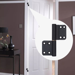 C.N. Lift-Off Hinges Flag Hinges Black Door Hinge Removable Flag Hinges
