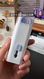 แปรง ชุดแปรงทำความสะอาด อุปกรณ์ถอดปุ่ม แปรงทำความสะอาด และน้ำยาทำความสะอาด  ซอกมุมขอบ อุปกรณ์ถอดปุ่ม + แปรงทำความสะอาด + น้ำยาทำความสะอาด