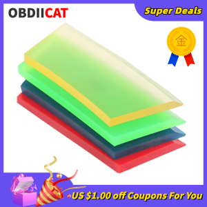 Qili Squeegee 13cm Width Rubber Red/Blue/Green/Transparent Color Scraper Dichotomanthes Strips
