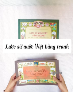 Sách Lược Sử Nước Việt Bằng Tranh - Tiếng Việt Và Song Ngữ Anh - Việt - Kim Đồng
