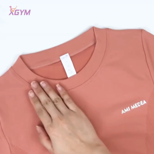 Áo thể thao tay dài chất dệt kim cho nữ tập gym yoga chạy bộ đạp xe cầu lông tennis XGYM XT261