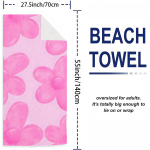 Gloomy Dark Coast Surf Microfiber Quick Dry Beach Towel Cute Cartoon Anime Absorbent Soft Bath Towel for Travel Adult Kids