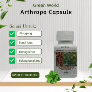 Green World Arthropo | Athropower | Triflex Capsule | Solusi Tulang & Sendi