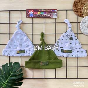 SERI HIJAU OLIVE - 3 PCS Topi Kupluk Bayi Bayi Baru Lahir Topi Bayi Pelindung Kepala Bayi