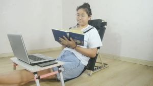 LM-เบาะพิงหลัง เบาะรองหลัง ที่พิงหลัง พนักพิงหลังขณะนั่ง พับเก็บได้ ปรับระดับได้ 4ระดับ