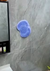 Back Scrubber Exfoliating Body Brush Anti-slip Silicone Bath Foot Massage Mat Skin Scrubber berus badan mandi Penggosok Badan Back Scrubbing Mat Silicone Body Brush Gosok Badan Belakang GosokTapak Kaki Foot Cleaning