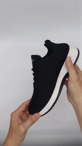 Perrieri Women Sneakers Premium Sneakers with Super Comfortable Insoles 64922 (Black/ Khaki)