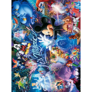 1 piece - Potdemiel-5D-DIY - Flocking cloth - Special drill - Diamond painting set - Mickey Magic - Diamond Art