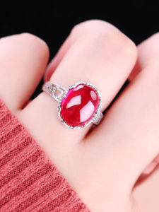 S925 Sterling Silver Ring Setting for Womens Honey Amber Turquoise Embedded Ring 10*13 8*10 12*16 10*12 Fashion Jewelry Accessories