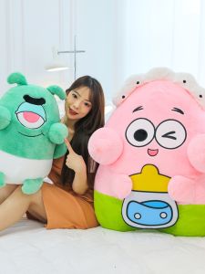 QIAOSHANG | SpongeBob and Patrick Plush Toys for Childrens Bedroom Decor Valentines Day Gift for Boys and Girls