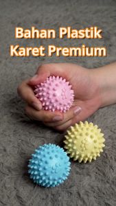 HobiLic Mainan Gigit Interaktif Model Bola Gerigi Lucu untuk Anjing