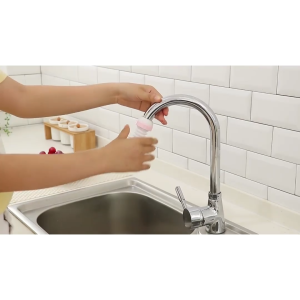 Đầu vòi tăng áp thích hợp mọi vòi nước xoay 360 độ rửa chén bát tiện lợi có đá lọccó khóa cổ dê-CA666