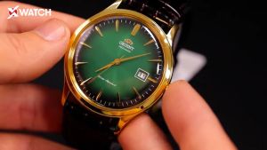 ĐỒNG HỒ NAM ORIENT BAMBINO MẶT KÍNH CONG VÒM DÂY DA