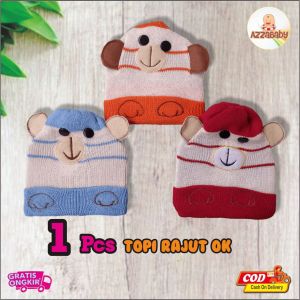 Kupluk Rajut Topi Bayi Baru lahir