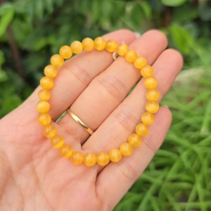 Q2250 Vòng đá Mắt Mèo Vàng cho Thổ và Kim - Phong Thuỷ TUDO P
