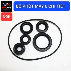 Bộ phớt máy 6 chi tiết N-O-K Dành cho các dòng xe số HD và xe TQ.