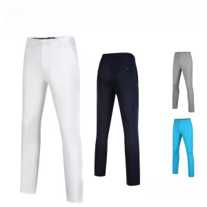 Mens Golf Pants Summer High Elasticity Waist Elastic Band Sports Pants KUZ056