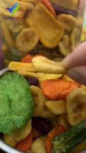 500GR Trái cây sấy thập cẩm 5 vị hàng xuất khẩu