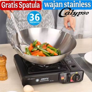 wajan stainless steel calypso 36 cm anti karat ani lengket tebal