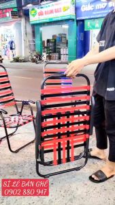 SIÊU RẺ Ghế xếp cafe dây nhựa đan siêu bền chắc công ty duy Phương chịu lực 150kg khung sắt chắc chắn - Nemtot Bedding