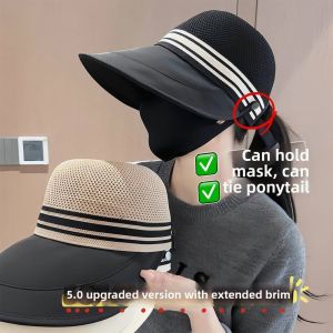 UPF50 Sun Hat With Extended Brim Female Summer Use