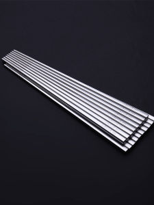 Onlycook Food Grade 304 Stainless Steel Alloy Chopsticks Anti Slip Heat Resistant Home Use Square Head Chopsticks Set Dining Utensils